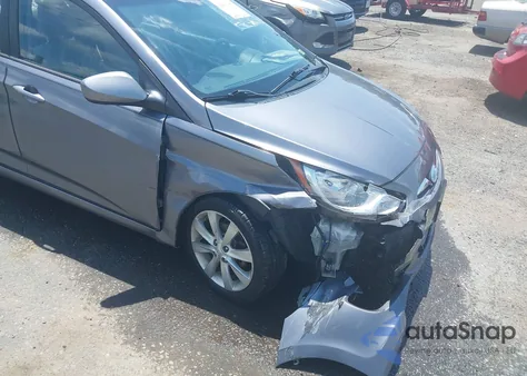 2013 Hyundai Accent Gls from USA, damaged, VIN KMHCU4AE2DU582650